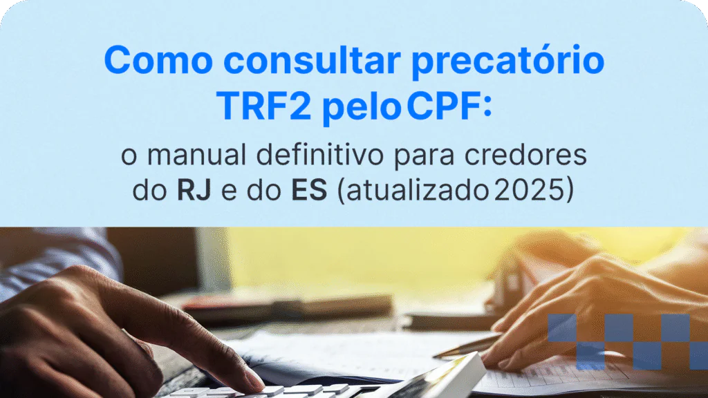 como consultar precatório trf2 pelo cpf