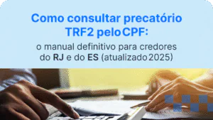 como consultar precatório trf2 pelo cpf
