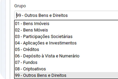 Captura de tela mostrando como declarar precatórios no Imposto de Renda 2026